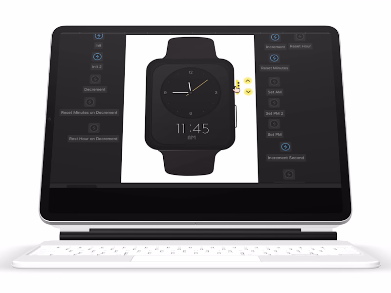 Cover image for Pure Rive Analog Watch – Real-Time Logic + Motion