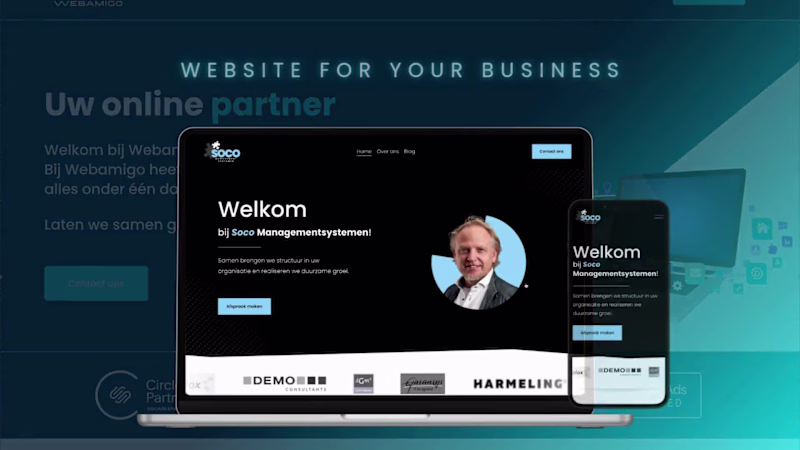 Cover image for SOCO Managementsystemen Website and Brand Design