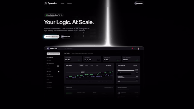 Cover image for Zynolabs Website & Positioning