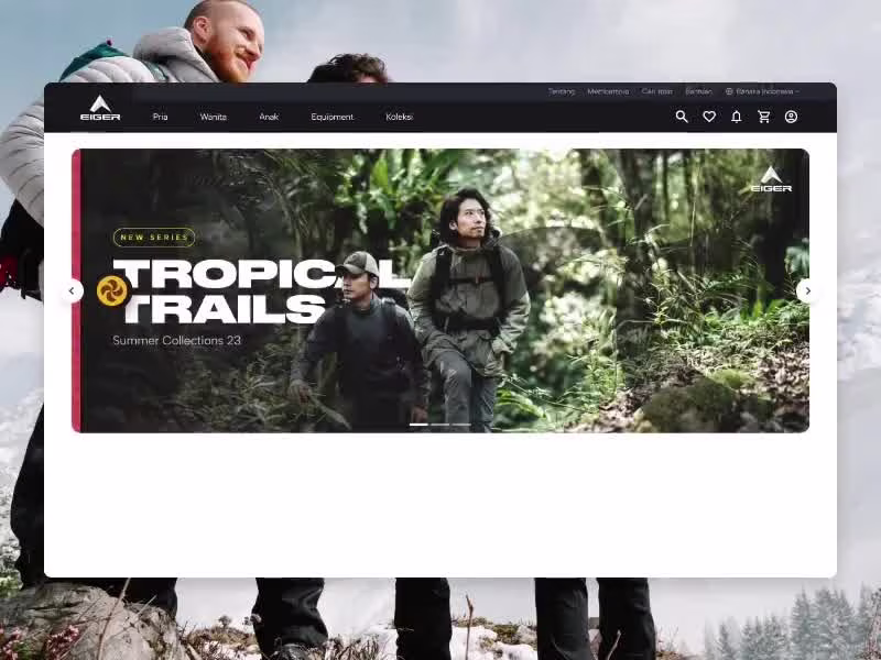 Cover image for EIGER Adventure E-Commerce Website Revamp