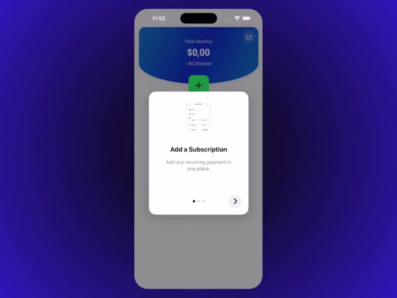 Cover image for My Subscribe - iOS App

A