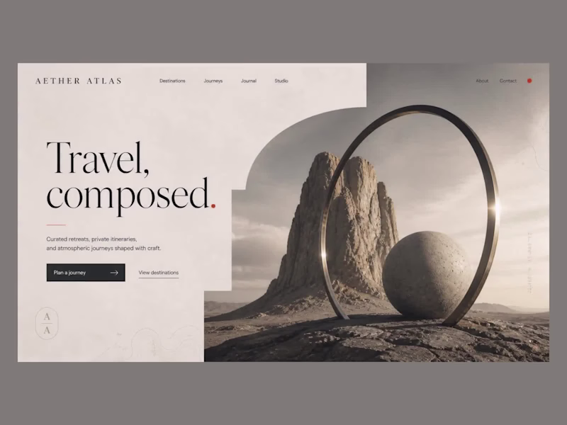 Cover image for Aether Atlas - Editorial Travel