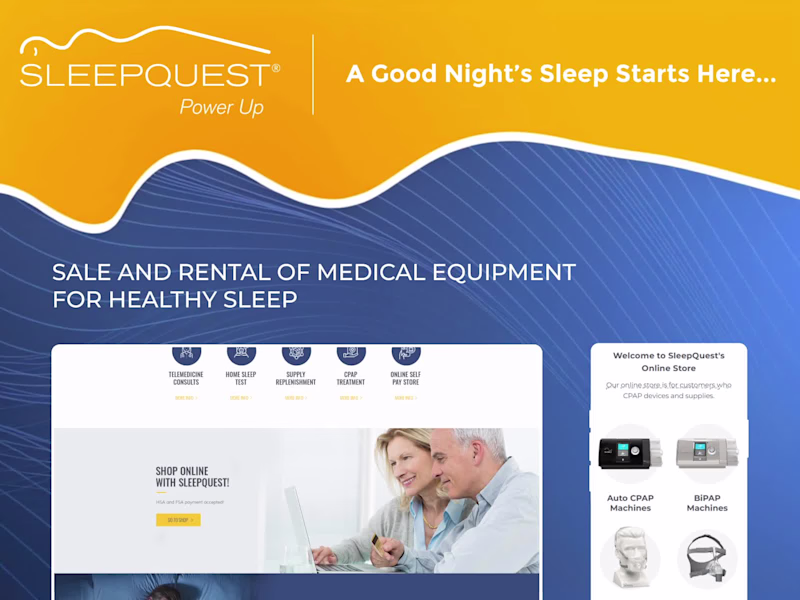 Cover image for Sleep Apnea Treatment | Sleep Care | SleepQuest