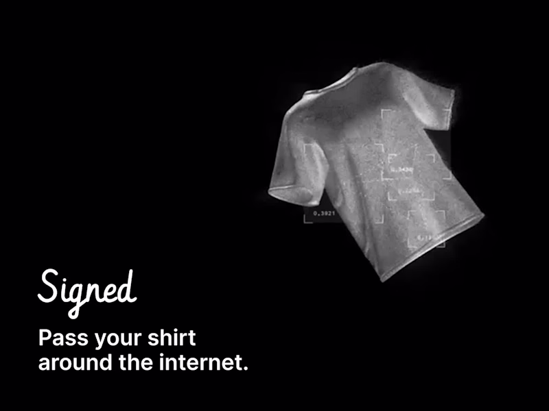 Cover image for Signed: Share Your Shirt Digital App Development