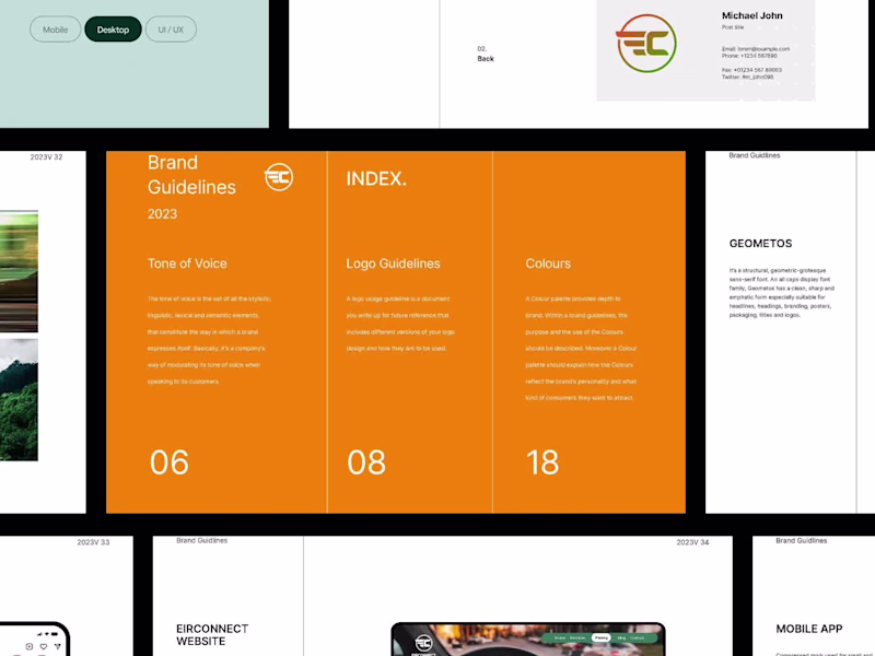 Cover image for EirConnect Brand Identity and Visual Standards Development