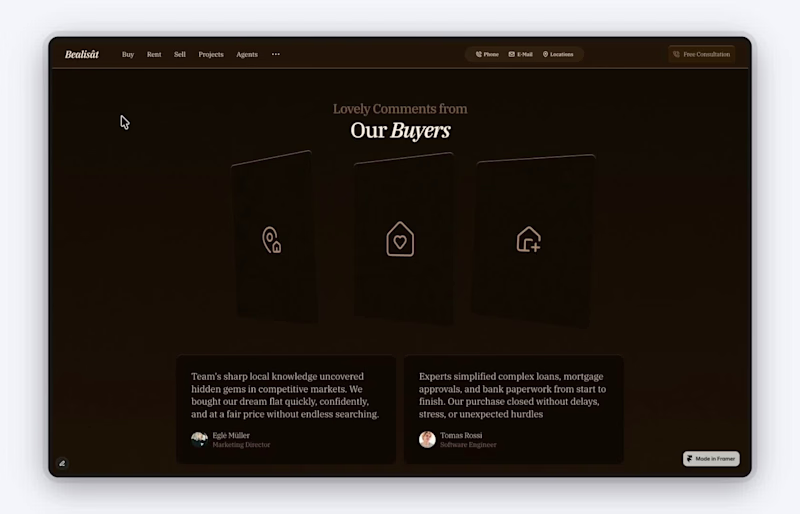 Cover image for 3D Card Interactive Animation made