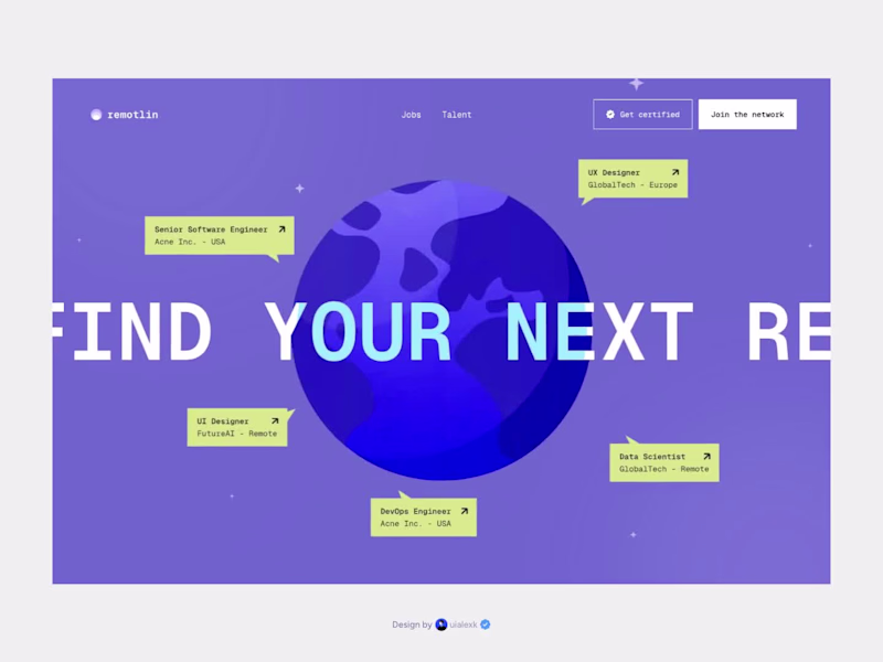Cover image for Remotlin Platform Redesign and Website Development