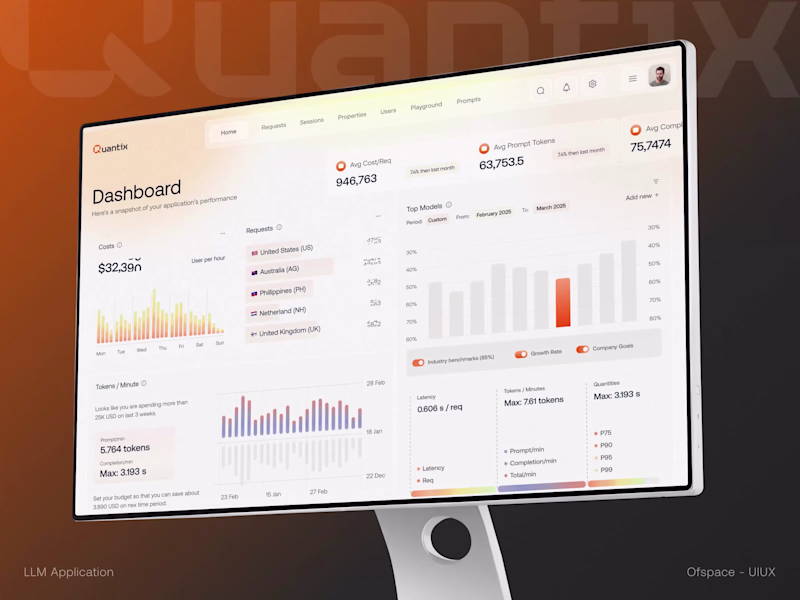 Cover image for Quantix – AI Analytics Dashboard Design || Quantix is a comp...