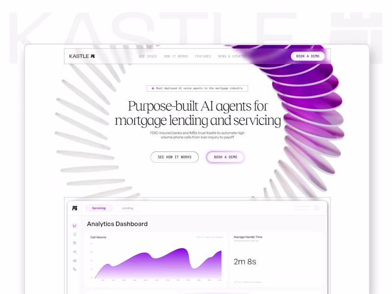 Cover image for Kastle AI Website Design and Development
