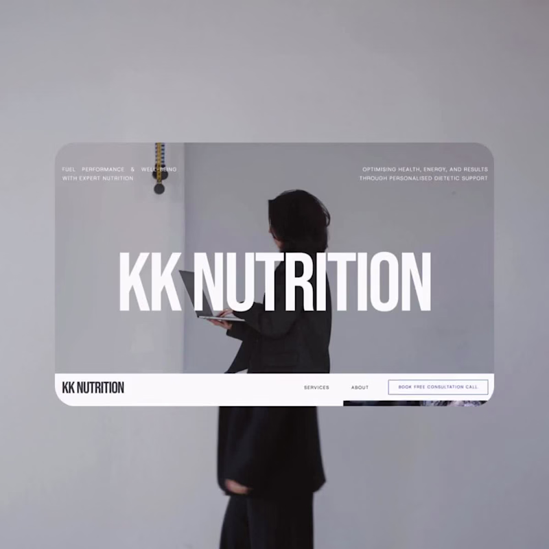 Cover image for Bold Nutritionist Brand & Web Design