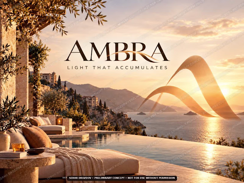 Cover image for Ambra. Luxury Travel Brand Identity Concept