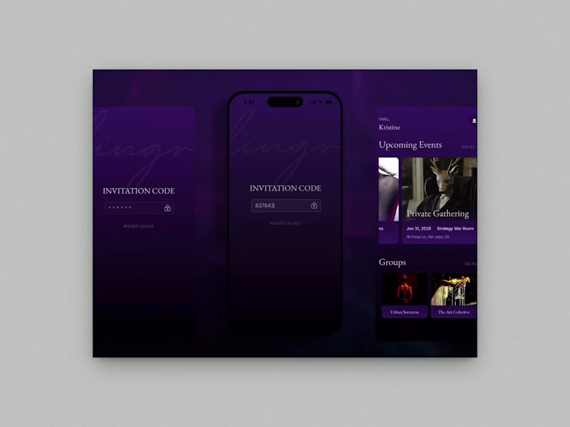 Cover image for // Lingr App Preview Bubble native mobile apps don't have pu...