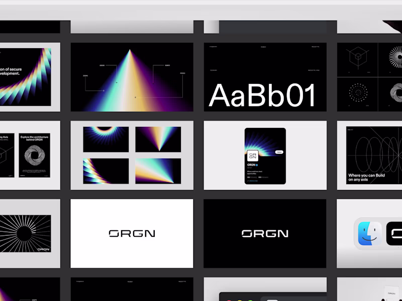 Cover image for ORGN — An identity engineered to survive the interface