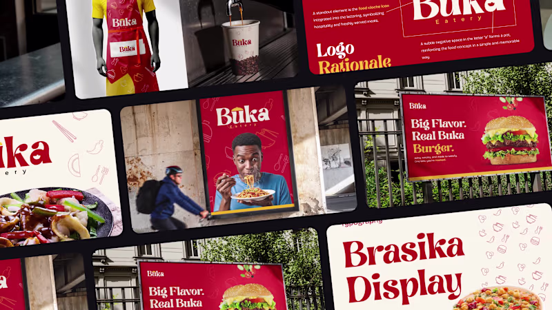 Cover image for Buka Eatery Brand identity 