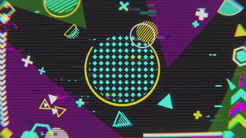 Cover image for A playful geometric motion piece exploring color, rhythm, an...