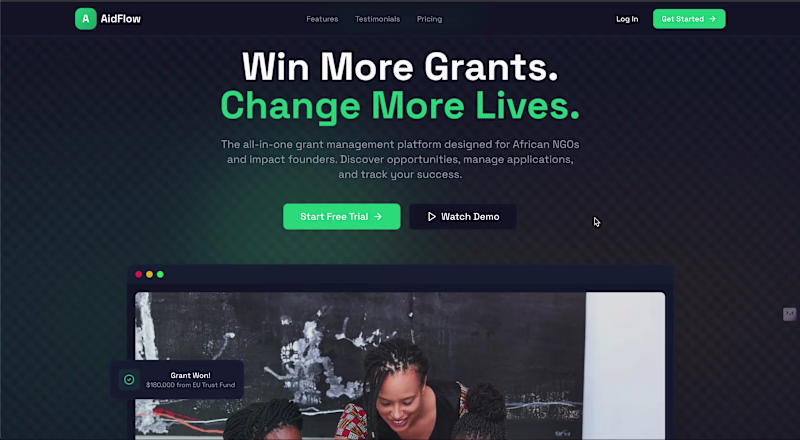 Cover image for What I Built: AidFlow is a grant management platform for Afr...