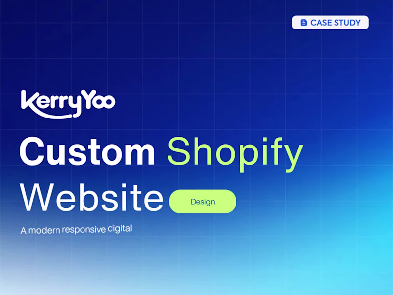 Cover image for KerryYoo Shopify Website Design and