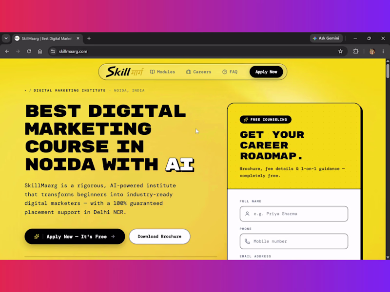Cover image for Skillmaarg: A Next-Generation EdTech Platform
