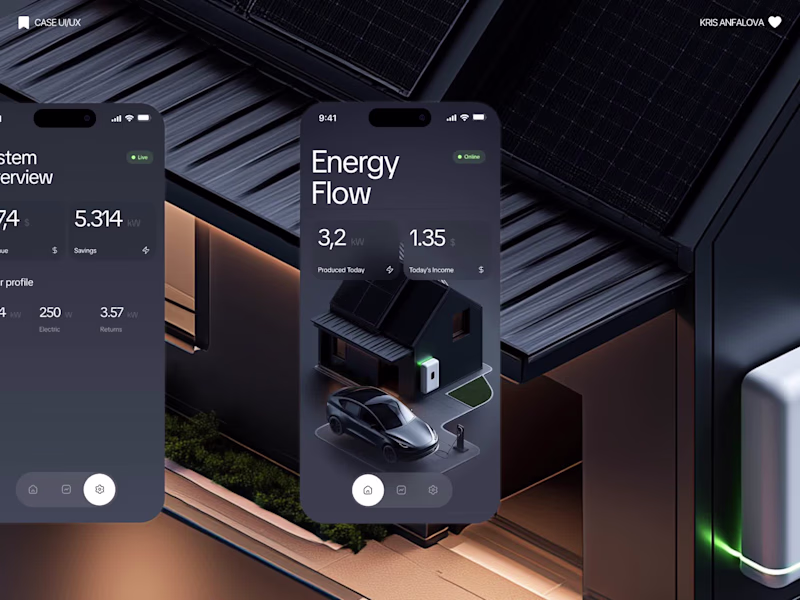 Cover image for Solar Energy Monitoring App Design