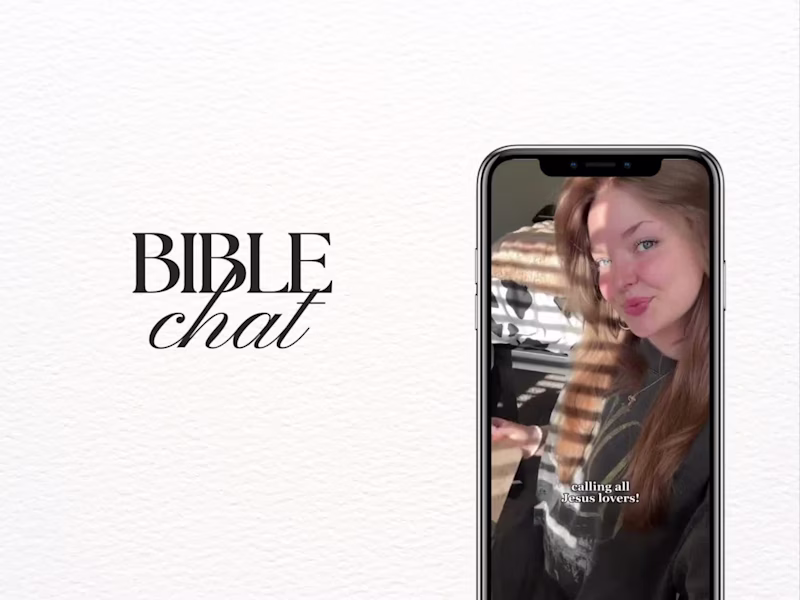 Cover image for Bible Chat TikTok Ad