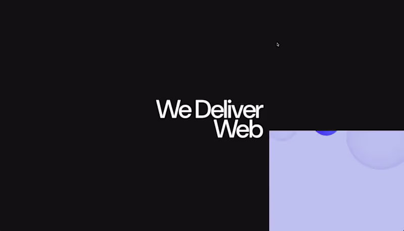 Cover image for WeDeliverWeb - digital agency website
