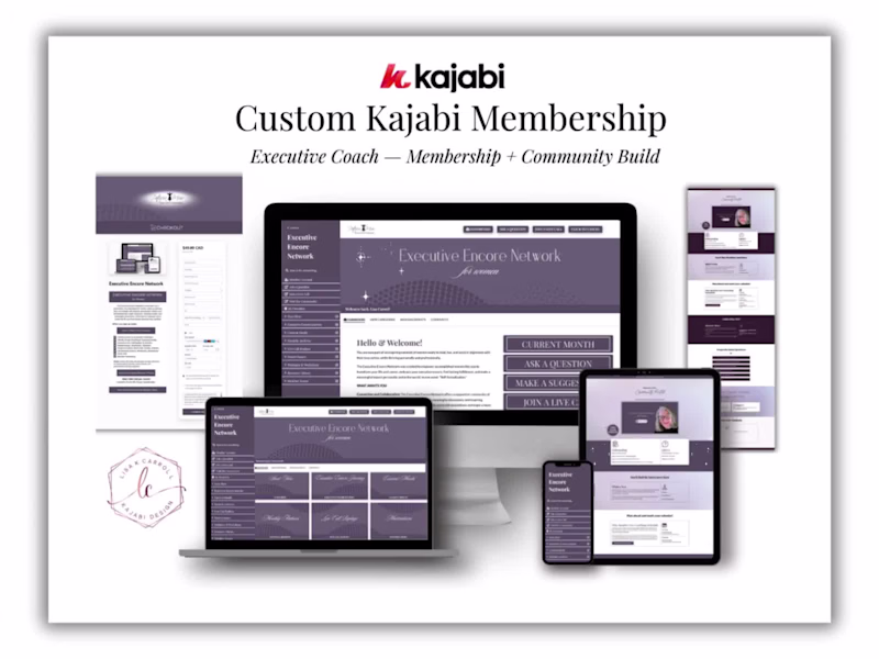 Cover image for Custom Kajabi Membership + Community Build