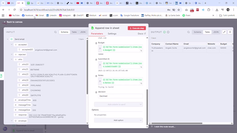 Cover image for Form Approval Email & Google Sheets Automation