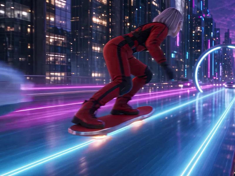 Cover image for The Courier: VFX-Driven AI Sci-Fi Short Film