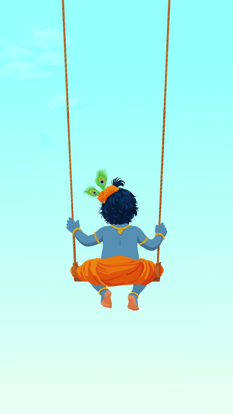 Cover image for Recent visuals of our promo for Lord Krishna Janamastmi