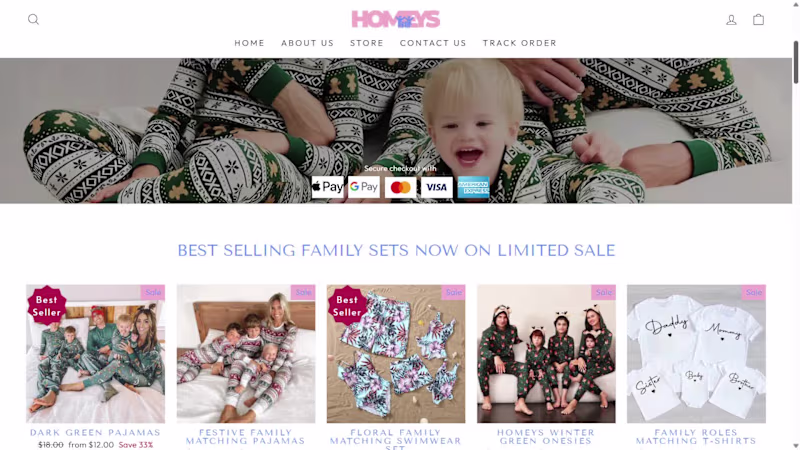 Cover image for Shopify Matching Outfit Website Design