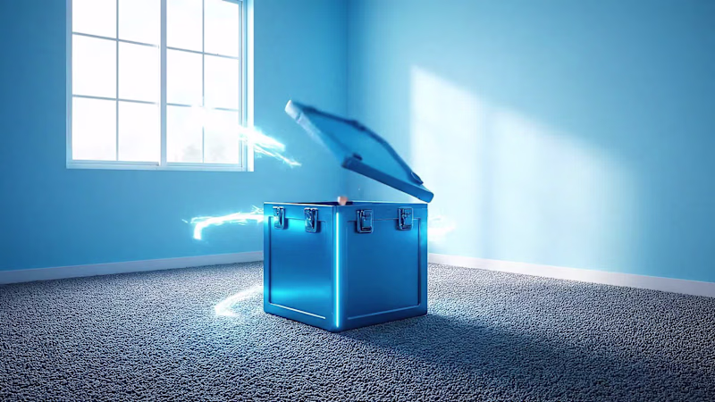 Cover image for Room unpacking video ad. Kids themes.