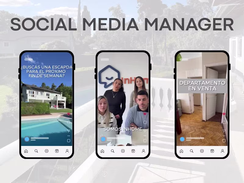 Cover image for Social Media Strategy for InHome