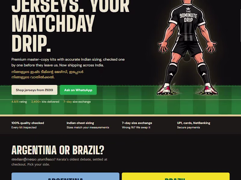 Cover image for Modern Retro E-commerce Website Redesign