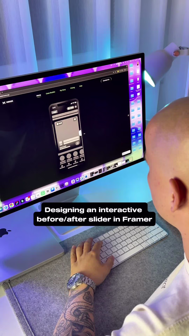 Cover image for Designing an interactive Before /