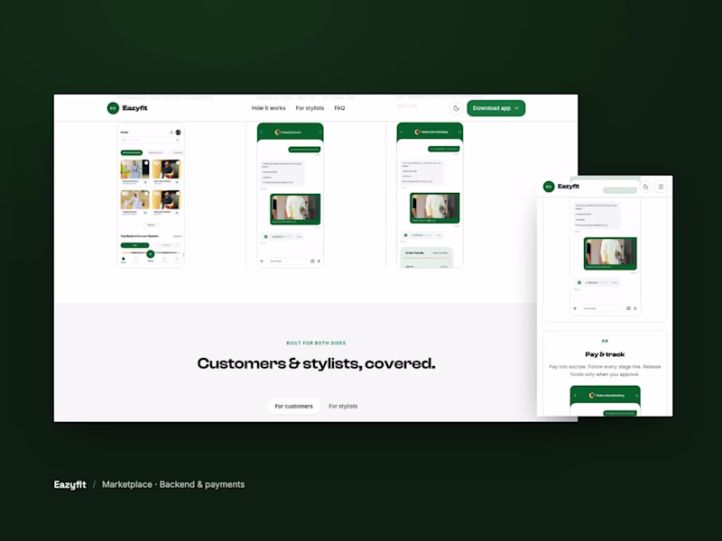 Cover image for Marketplace Backend & Escrow Payments - Eazyfit