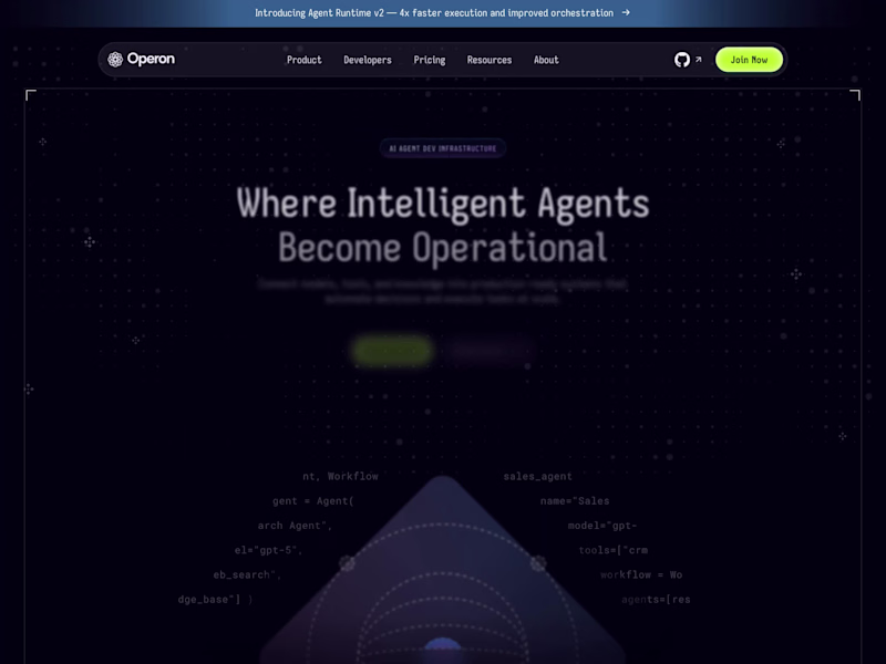 Cover image for Operon - AI Agent Development