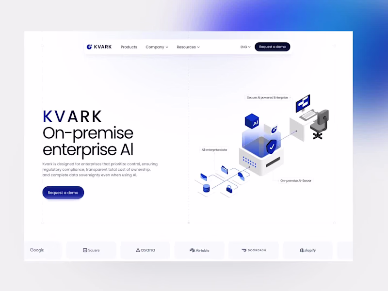 Cover image for Website Redesign for KVARK AI