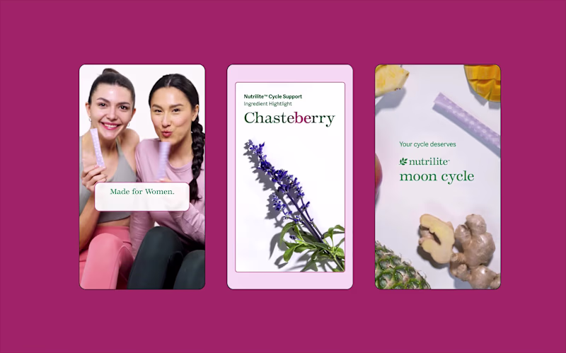 Cover image for Nutrilite | Moon Cycle Social Videos