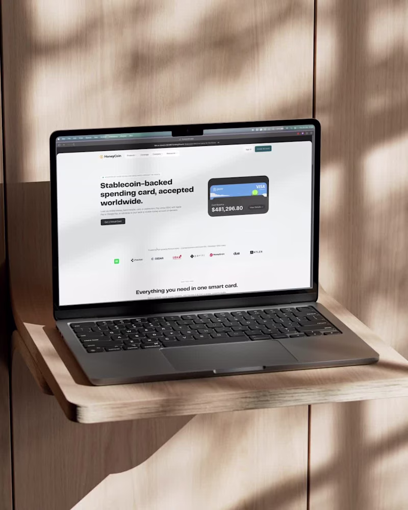 Cover image for Redesign Animation Honeycoin Landing Page