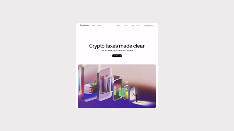 Cover image for CoinTracker Web App and iOS App