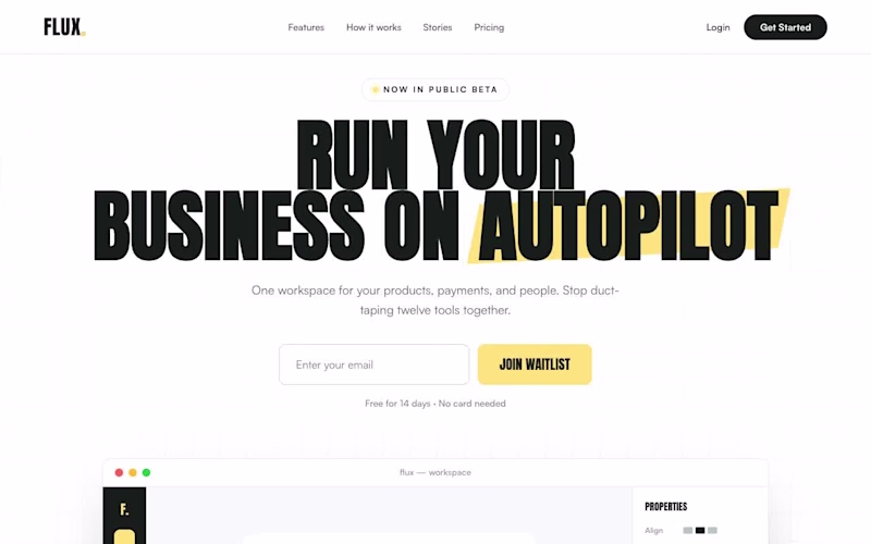 Cover image for Shipped an editorial SaaS landing
