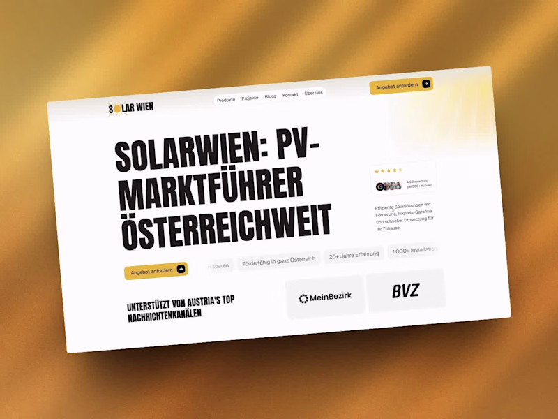 Cover image for Solarwien - Austria leading solar company