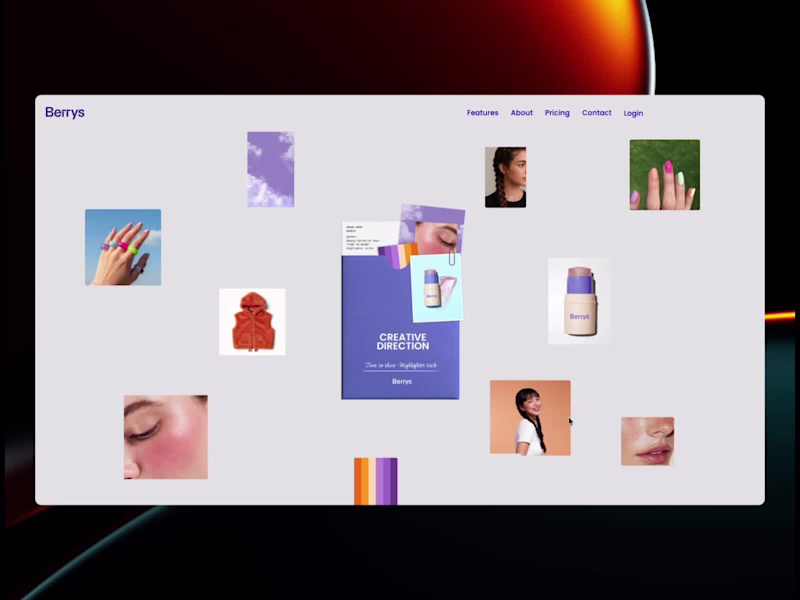 Cover image for Interactive Landing Page Design for Berrys AI