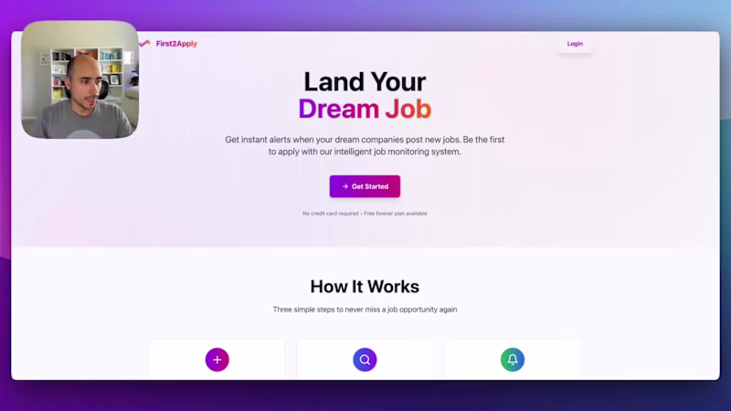 Cover image for First 2 Apply - Vibe Code Project