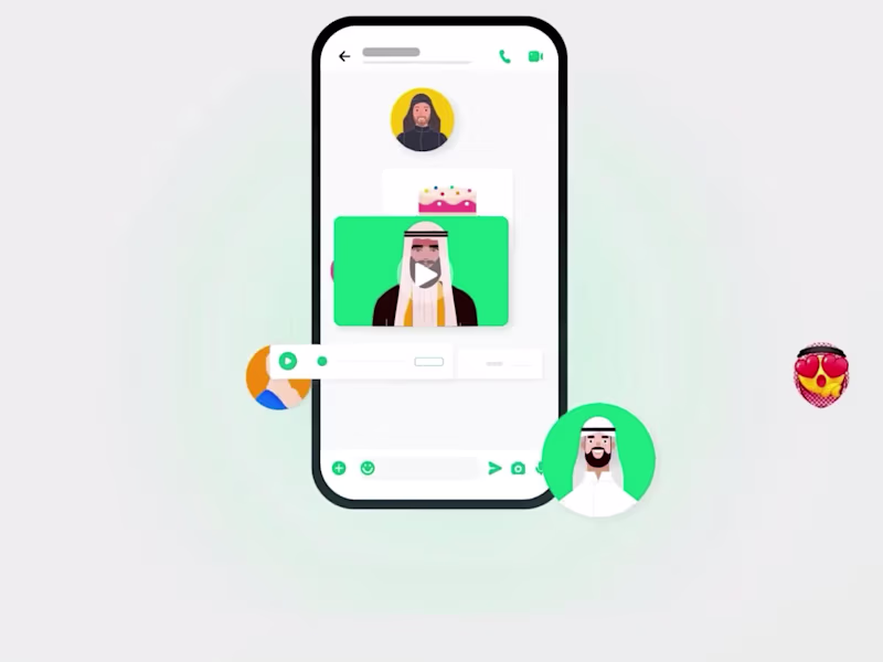 Cover image for Yalla Chat brand and motion identity