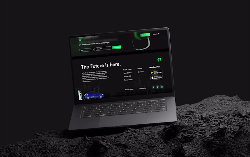 Cover image for Website footer animation designed to