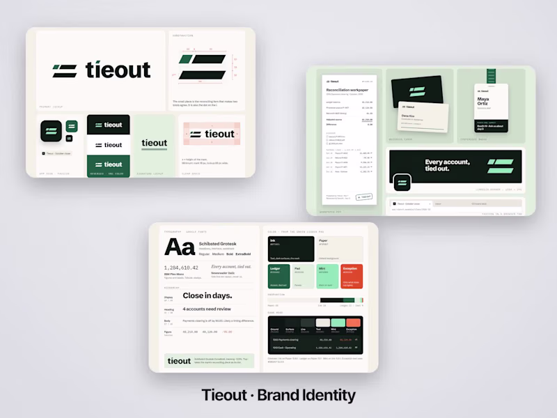 Cover image for Tieout: Brand Identity Concept for