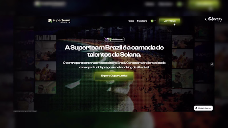 Cover image for Superteam Brazil Landing Page Design