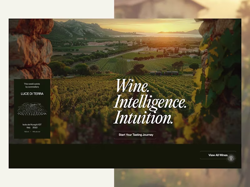 Cover image for AI-Powered Wine Website Design - VineWinner