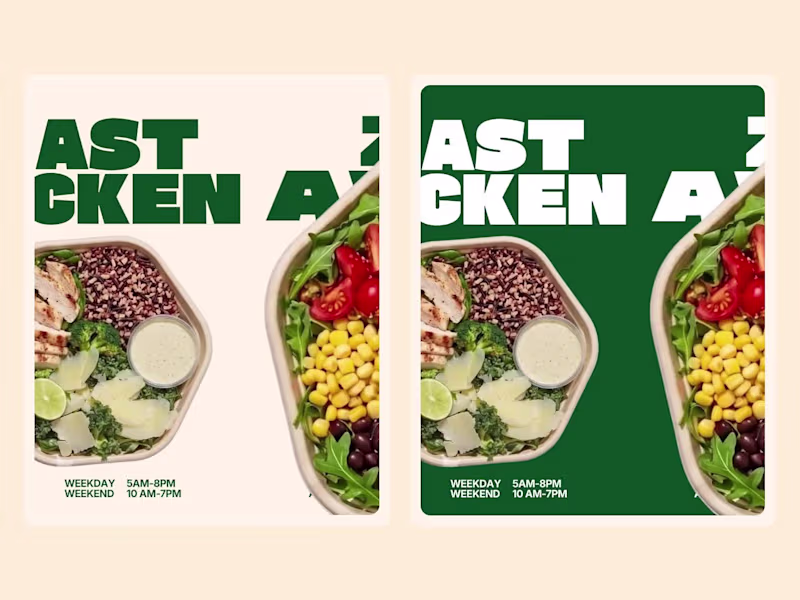 Cover image for Opening social media post for an upcoming QSR Salad bowl cha...